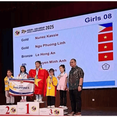 Zoom Image of WCM Kassie Nuñez wins gold at the 23rd ASEAN+ Age Group Chess Championship 2025
