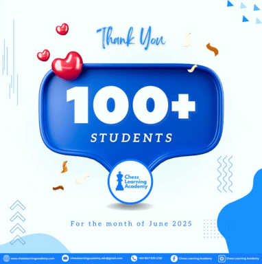 Chess Learning Academy reaches 100+ enrollees in June 2025