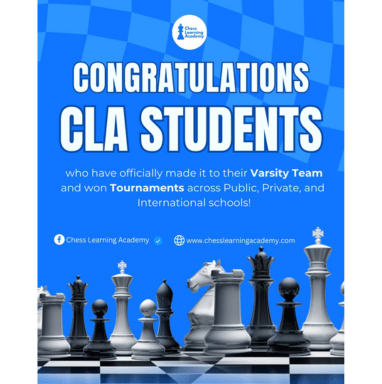 Congratulations, CLA Students! ♟️✨